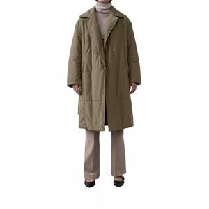 NEW WITHBLACK petra wrap puffer coat in olive green